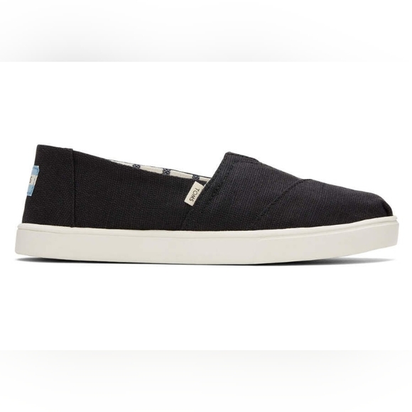 - WomenAlpargata Cupsole Black Heritage Canvas Slip On - Picture 1 of 8